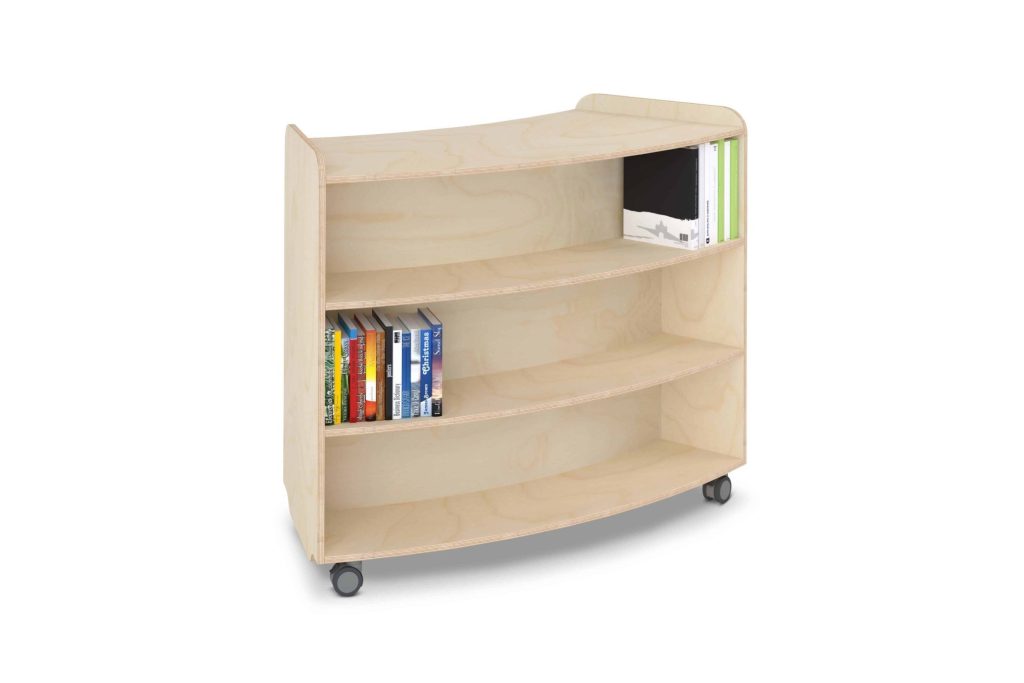 Library Shelf Curved Birch Plywood