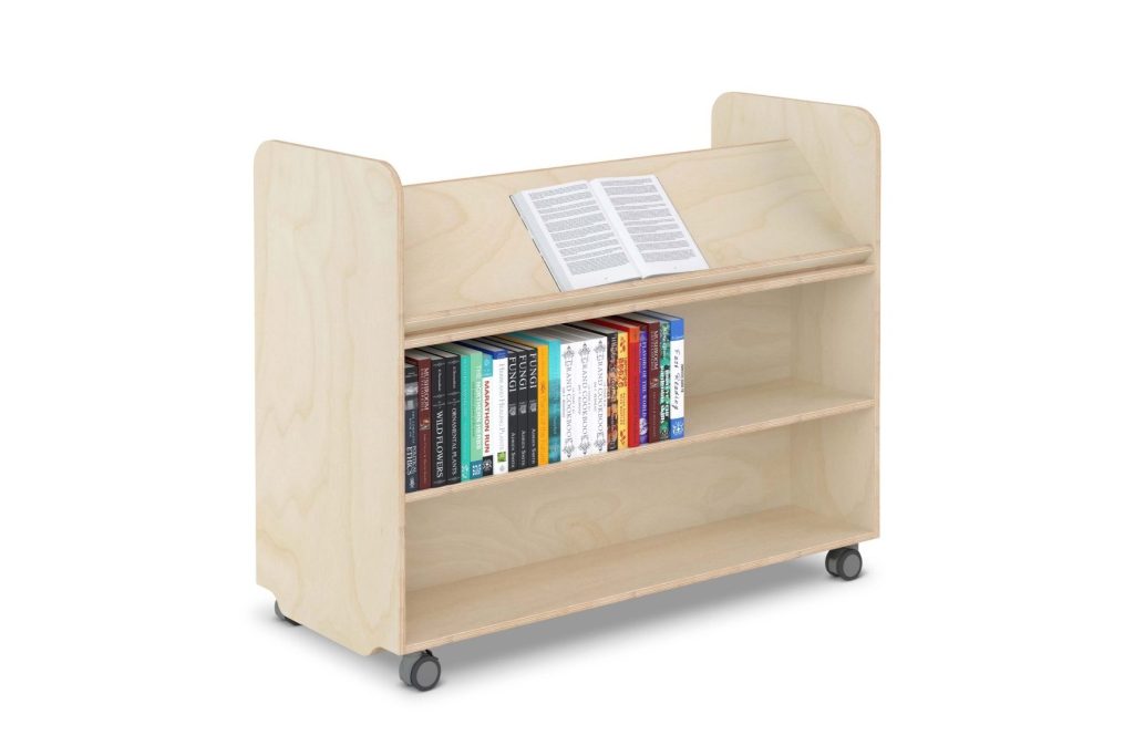 Library Magazine Display Shelf Storage Birch plywood