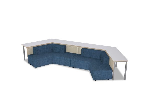Chillax Campfire collab seating Package wht HPL blue