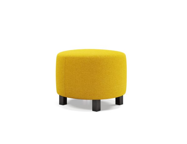 Round School Chillax Ottoman Marigold