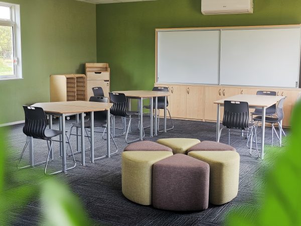 Mangawhai school 4D chairs and ottoman