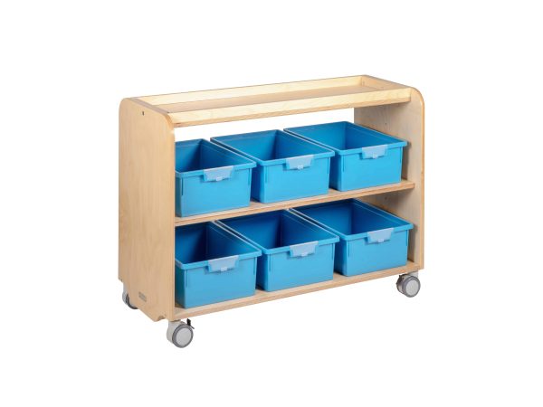 Storage Display Shelf (3 Bay) with trays