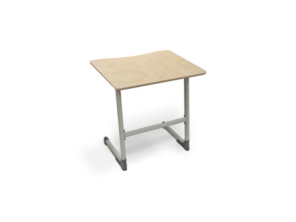 Single Student School Desk 740mm Birch