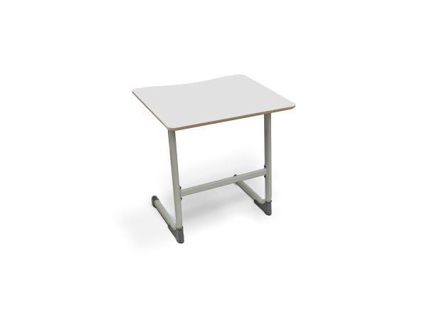 Single Student School Desk 740mm Birch HPL