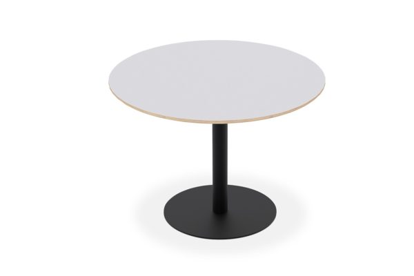 School Table 1000 White pedestal