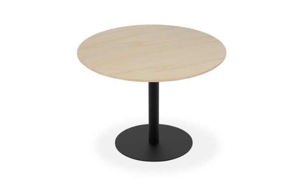 School Table 1000 birch pedestal