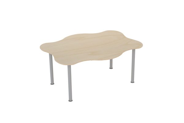 Kaha Splash Collaboration Table For Classrooms - Birch