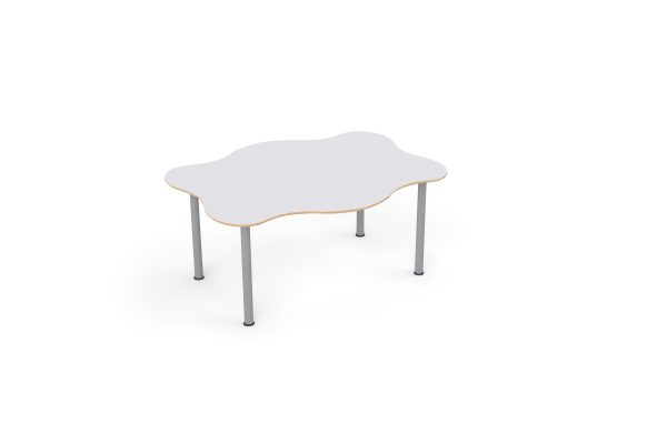 Kaha Splash Collaboration Table For Classrooms - White