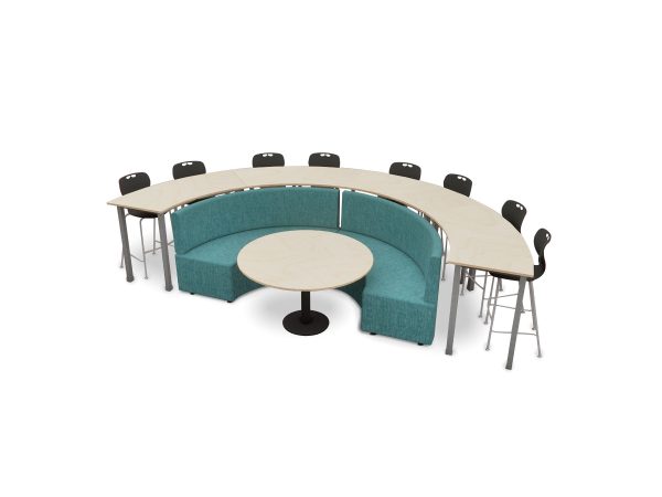 Chillax Curved Collab Seating Package Teal