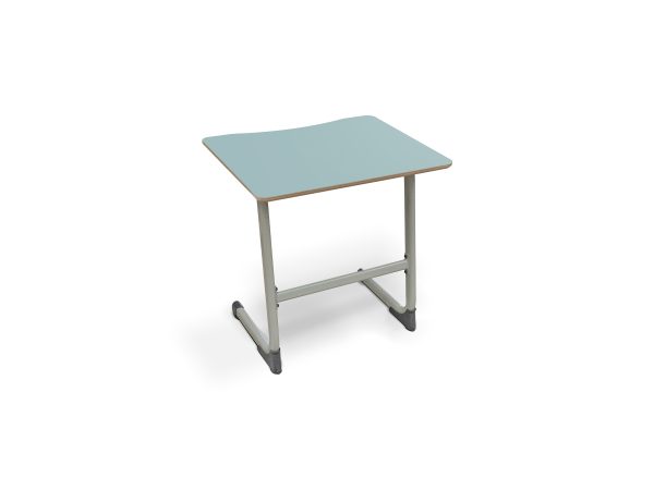 Single Student School Desk 740mm Birch