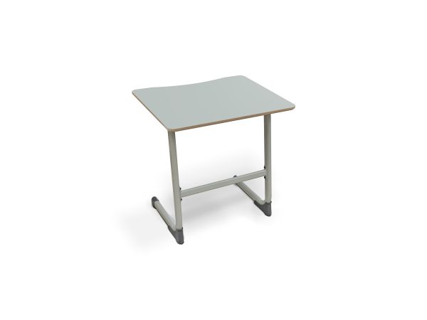 Single Student School Desk 740mm Birch