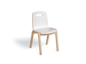 Starship Scandinavian Chair white