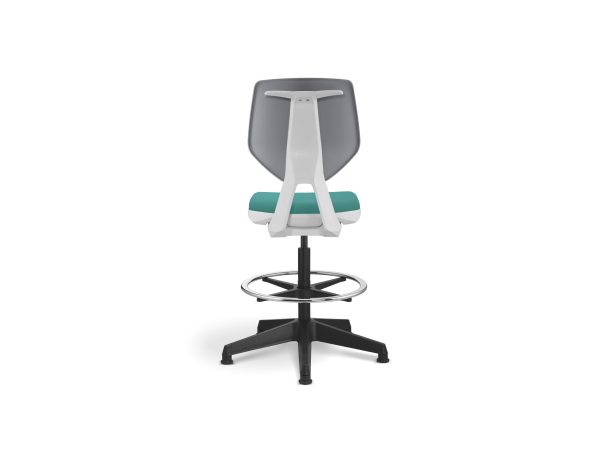 Ako High School Swivel Chair teal