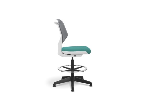 Ako High School Swivel Chair teal
