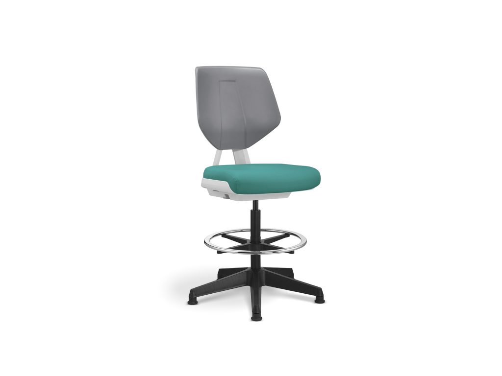 Ako High School Swivel Chair teal