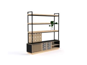 Art Hub with Open Shelving