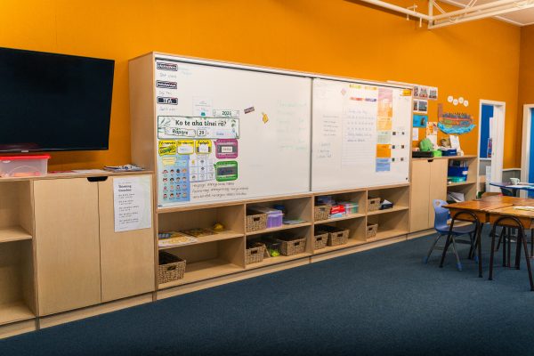 Flanshaw Road School whiteboard wall unit
