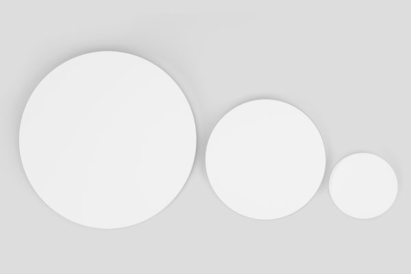 Sound Absorbing Acoustic Ceiling or Wall Panel - Single Circle - Image 4