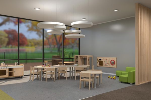 Sound Absorbing Acoustic Ceiling or Wall Panel - Single Circle - Image 5