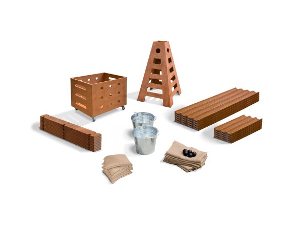 Outdorable Loose Parts Ball Run Package - 55 Pcs