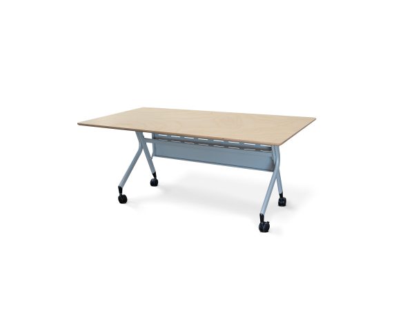 Birch Modesty Flip School Table