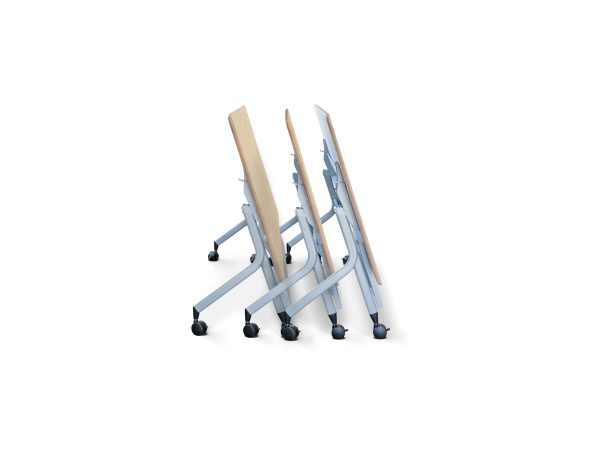 Birch Modesty Flip School Table Stackable
