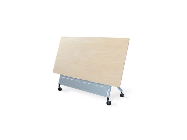 Birch Modesty Flip School Table