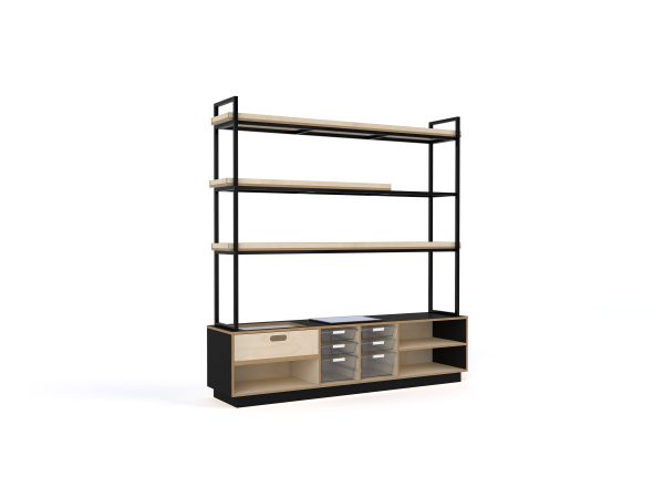 Science Hub with Open Shelving