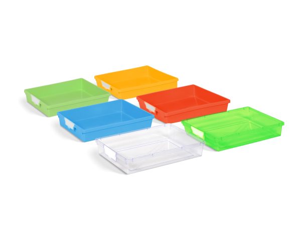 Totex Tote Trays single storage colours