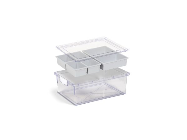 Totex Tray clear storage with accessories