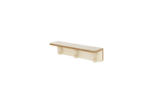 Peggo® Pegboard Coat Hooks Shelf