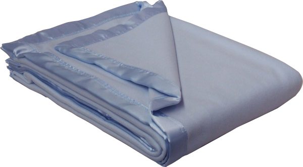 Polar Fleece Blanket with Satin Binding
