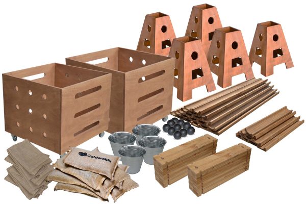 Outdorable Toddler Loose Parts Ball Run Package - 120 pcs