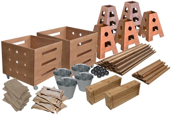 Outdorable Preschool Loose Parts Ball Run Package - 120 pcs