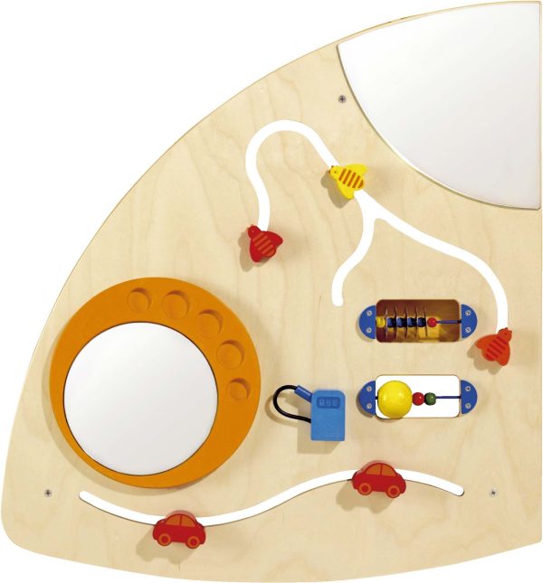 Quarter Circle Left - Sensory Learning Wall Panel