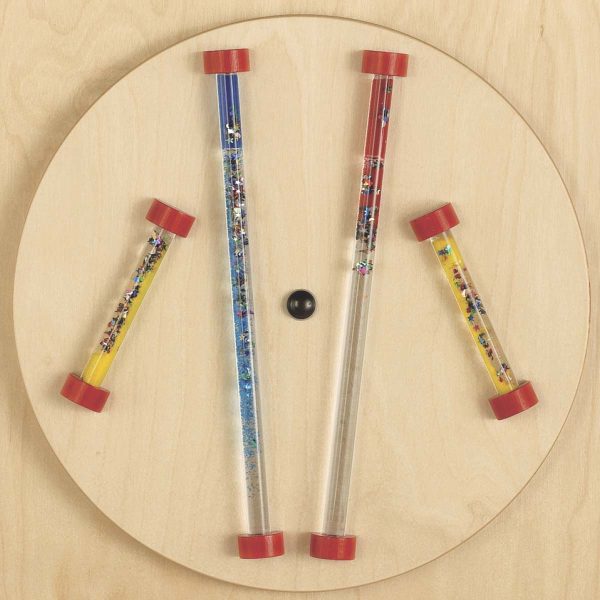 Glitter Rods - Sensory Learning Wall Panel