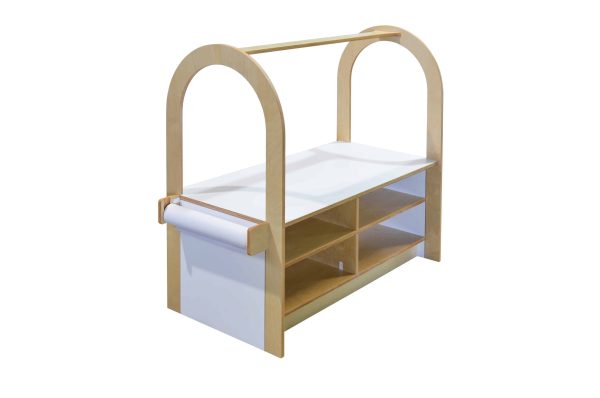 Art Bench with Storage