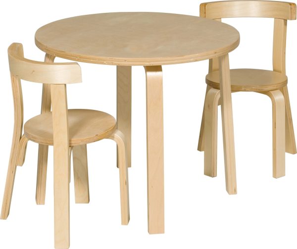 Home Corner 3 pc Dining Set - Birch ply