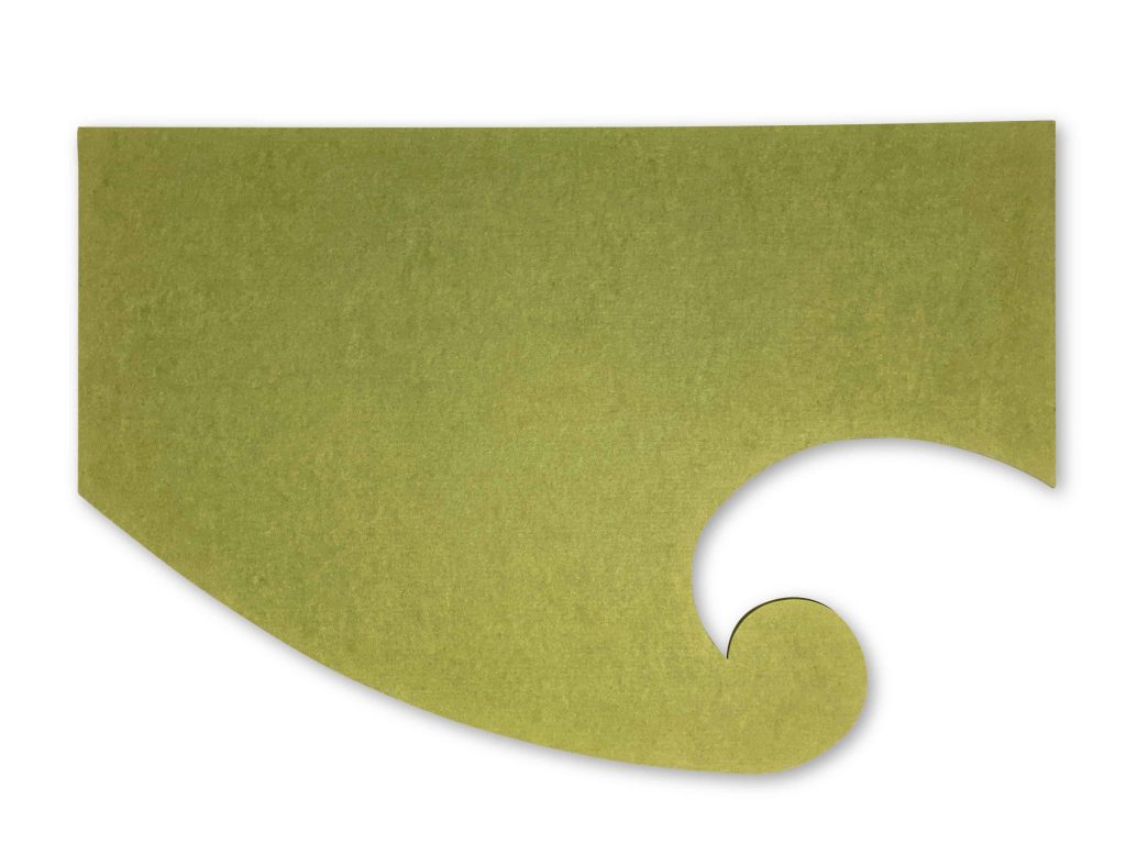 Koru Shaped Acoustic Ceiling or Wall Panel