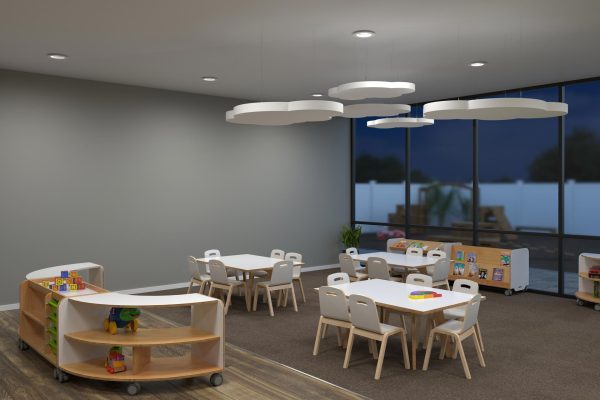 Sound Absorbing Acoustic Ceiling or Wall Panel - Single Cloud - Image 4