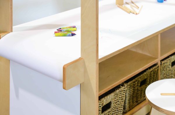 Art Bench with Storage - Image 2