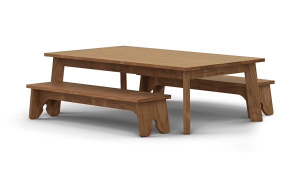 Outdorable Preschool 500mmH Rectangle Table & Bench set
