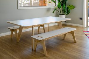 Starship Art Table and Bench Set