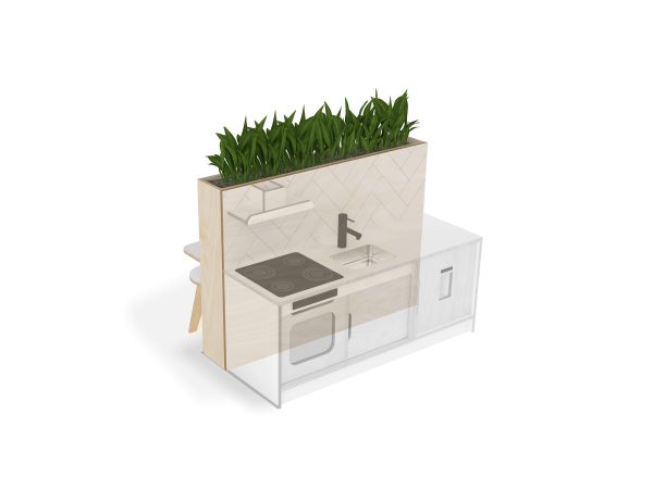 Plato Kitchen Island Bench - Image 2