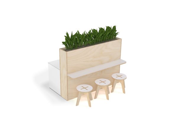 Plato Kitchen Island Bench