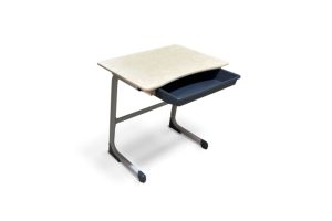 single-student-desk-with-tote-tray