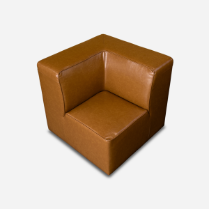 Willow Corner Couch Tan (Front View)