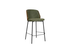 clive-bar-stool-forest-green-front-view-lsg