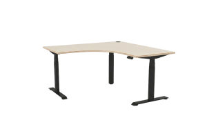 Inspire Electric L-Shaped Sit To Stand Desk